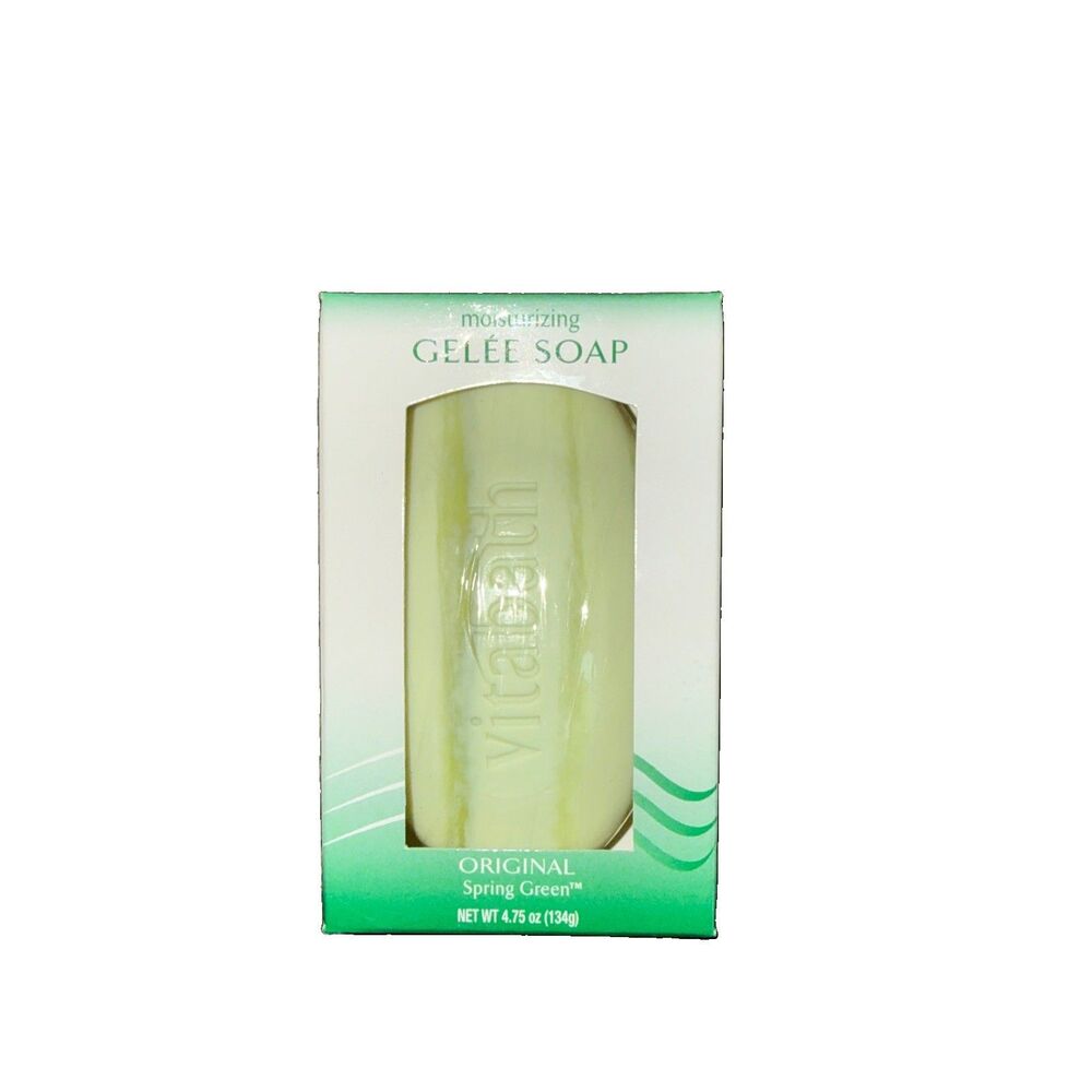 Vitabath Original Spring Green Moisturizing Gelee Bar Soap New